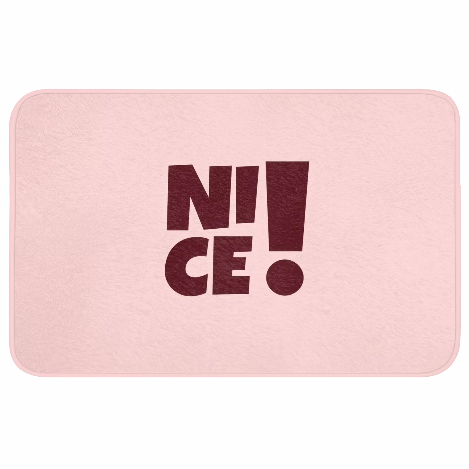 Badmat - Nice - Uitroepteken - Roze — 1