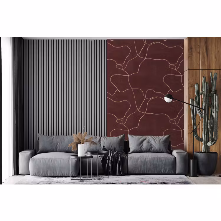 Behang - Abstract - Modern - Bruin — 2
