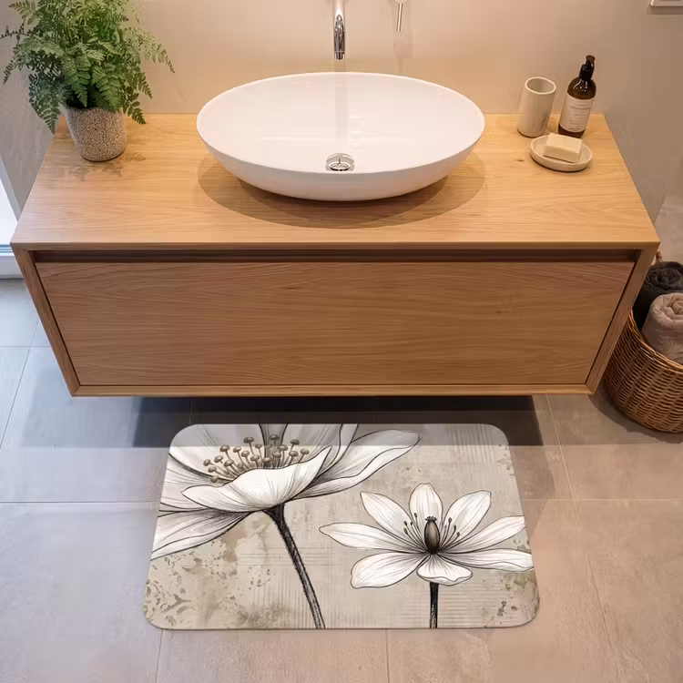 Badmat - Modern - Design - Wit — 2