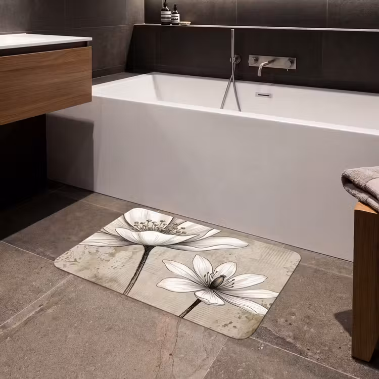 Badmat - Modern - Design - Wit — 4