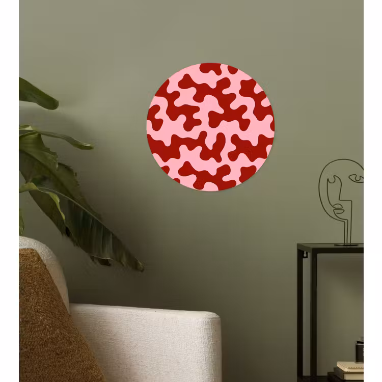 Behangcirkel - Modern - Abstract - Rood — 3