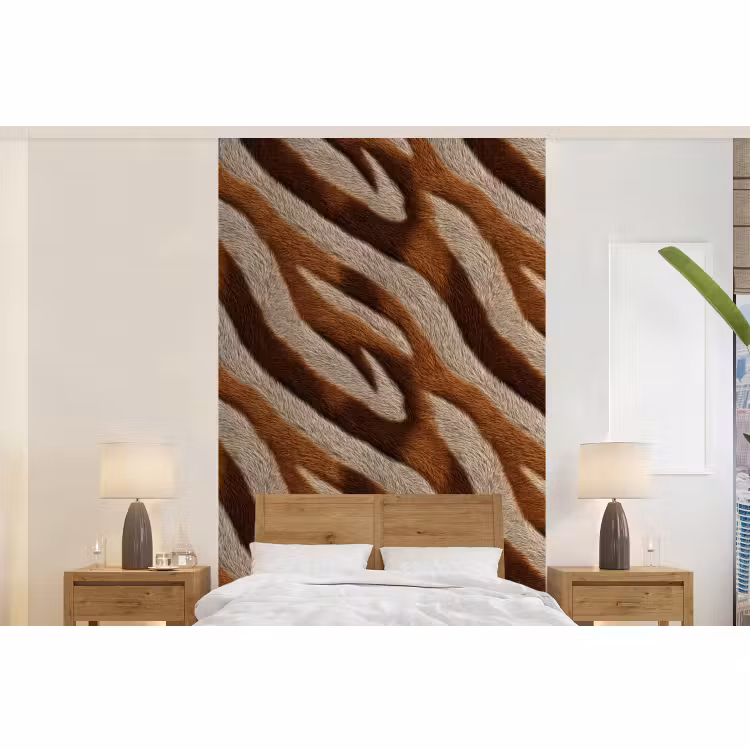 Behang - Zebra - Patroon - Bruin — 5