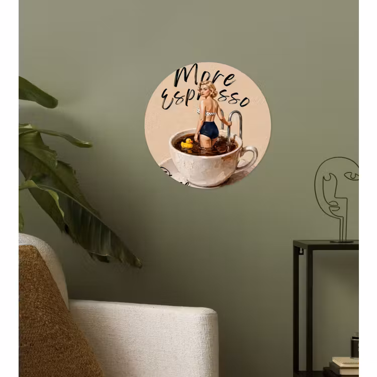 Behangcirkel - More espresso - Koffie - Eend — 3