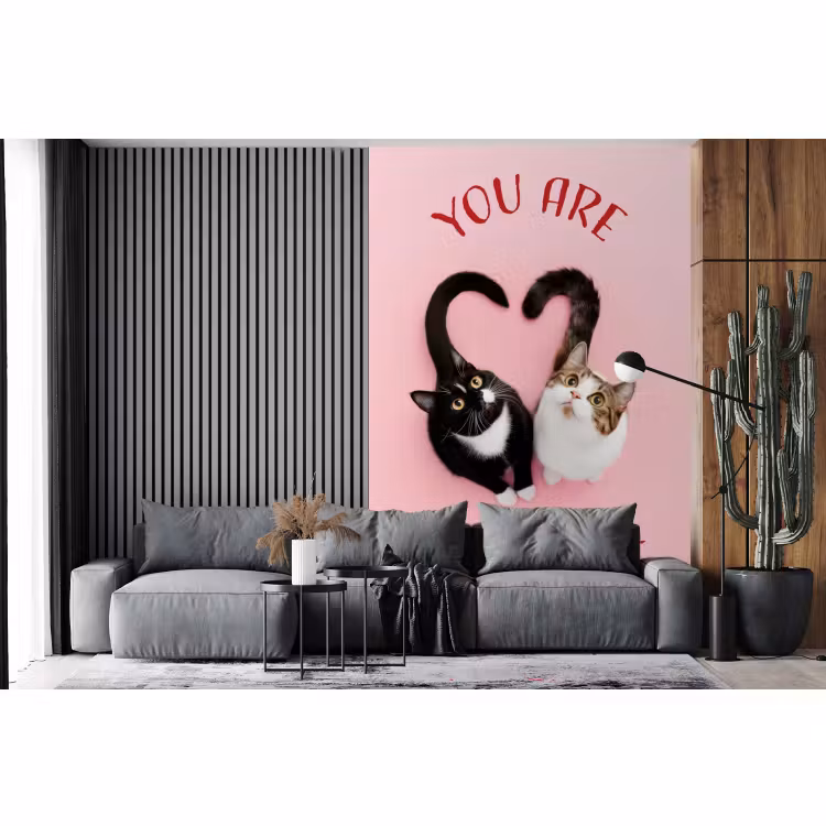 Behang - Kat - Hart - Tekst - Valentijn — 4
