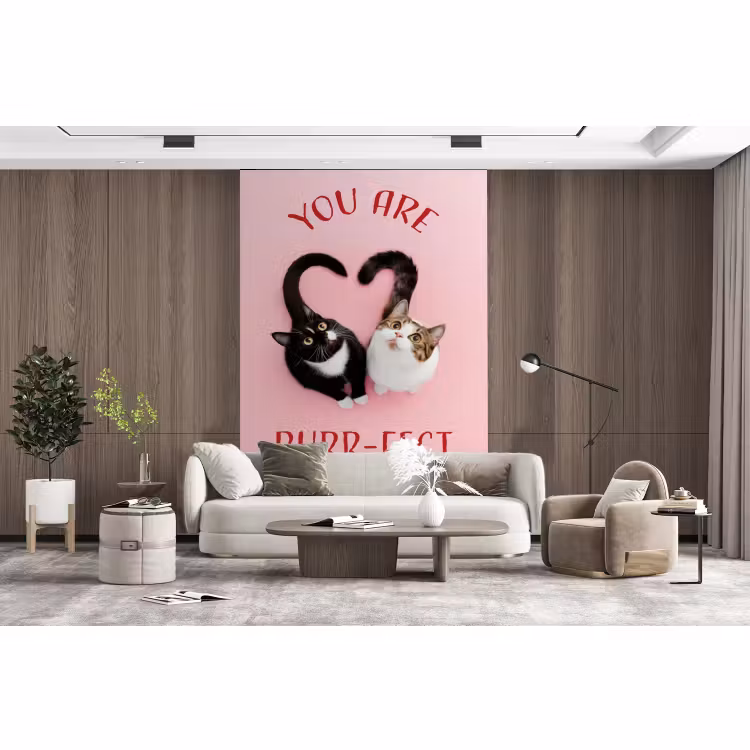 Behang - Kat - Hart - Tekst - Valentijn — 5
