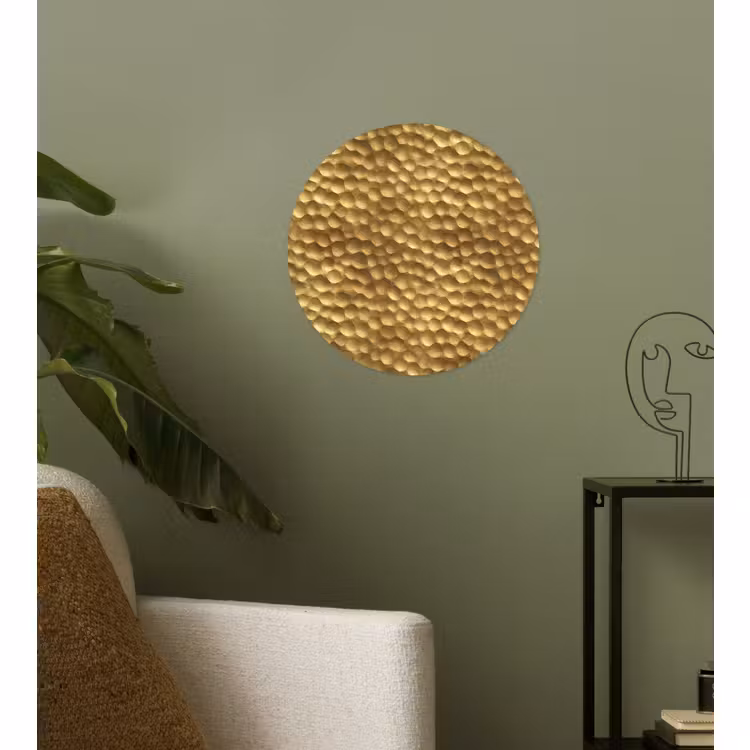 Behangcirkel - Metaal - Dynamisch - Goud — 3