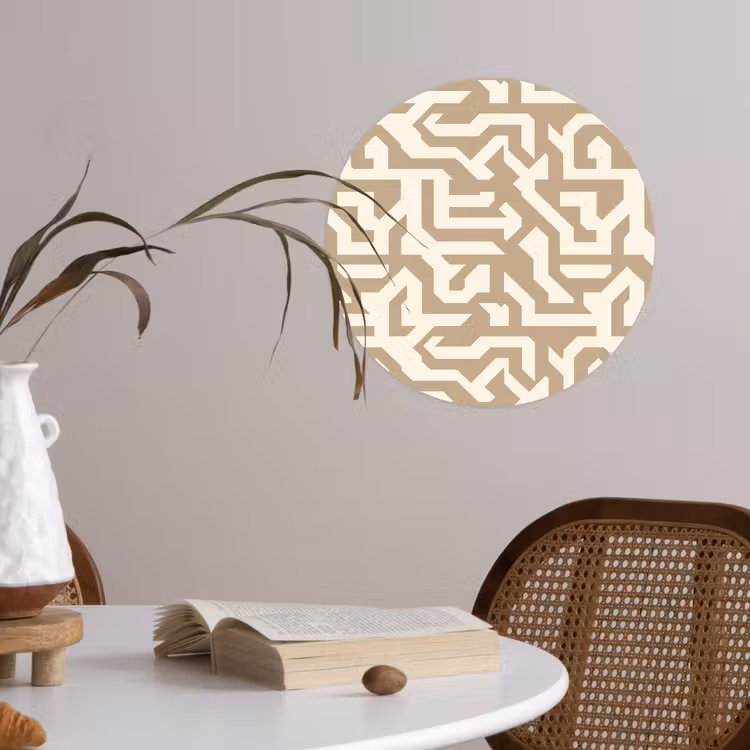 Behangcirkel - Modern - Abstract - Beige — 4