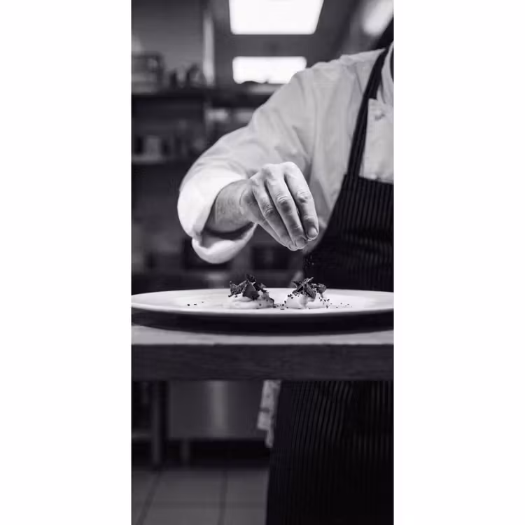 Behang - Chef - Garnering - Gerecht — 2