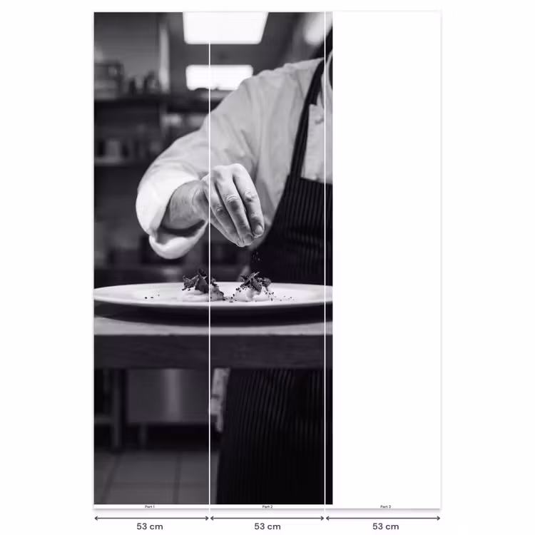 Behang - Chef - Garnering - Gerecht — 6