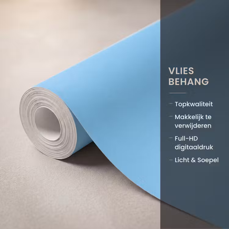Behang - Smiley - Blauw - Bliksem — 3
