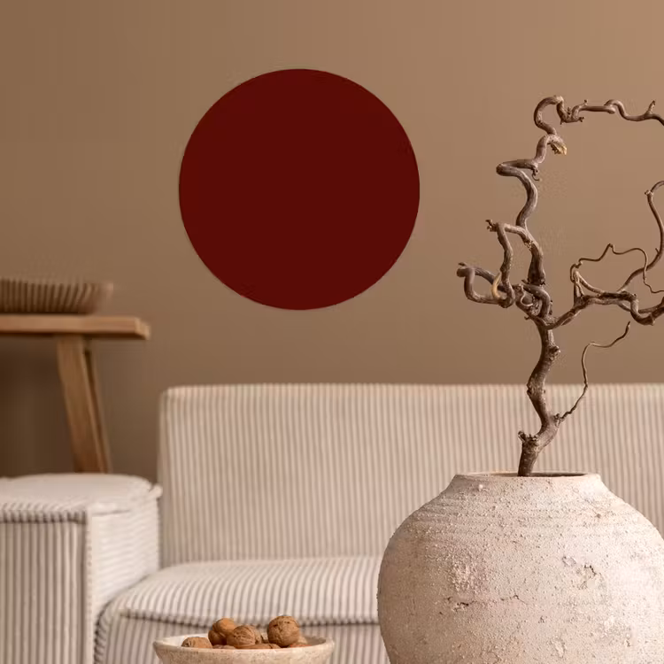 Behangcirkel - Burnt - Mahogany - Rood — 2