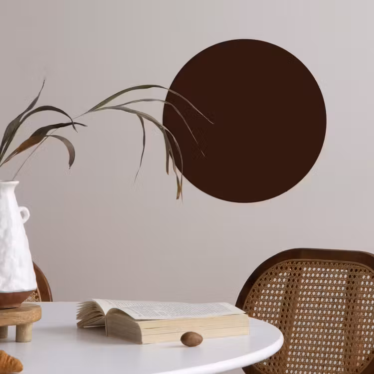 Behangcirkel - Dark - Chocolate - Bruin — 4