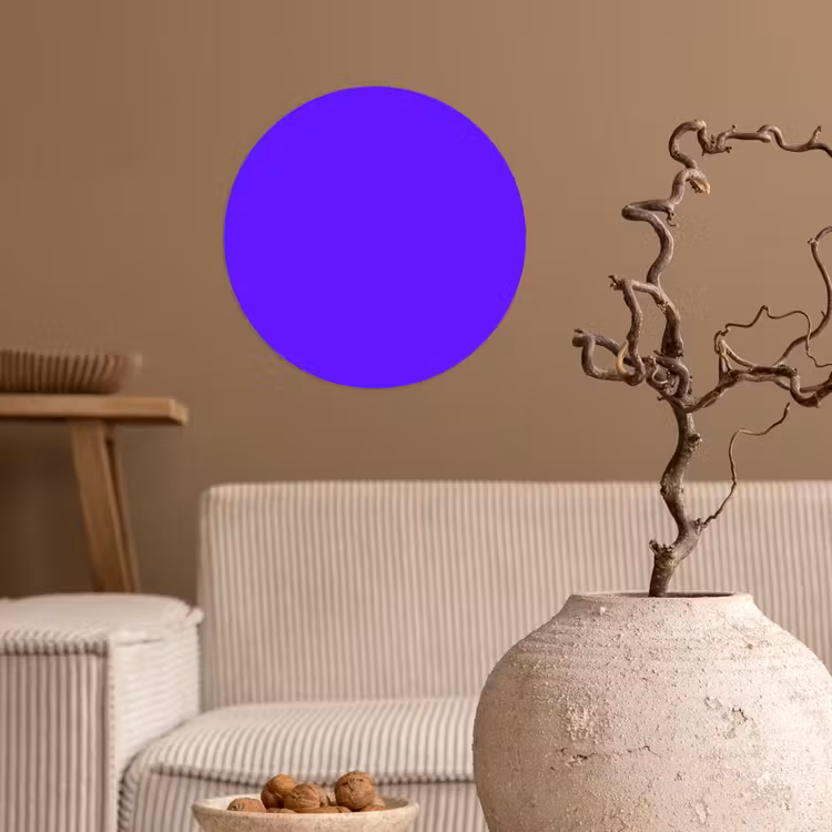 Behangcirkel - Electric - Indigo - Paars — 2