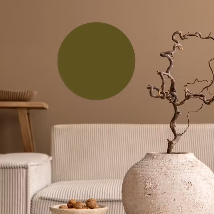 Behangcirkel - Dark - Olive - Groen — 2