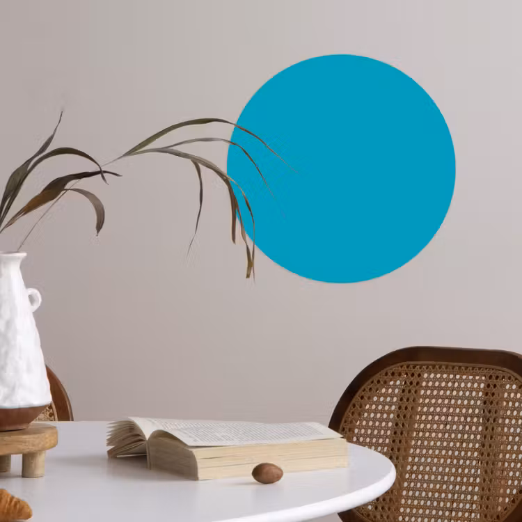 Behangcirkel - Deep - Turquoise - Turkoois — 4