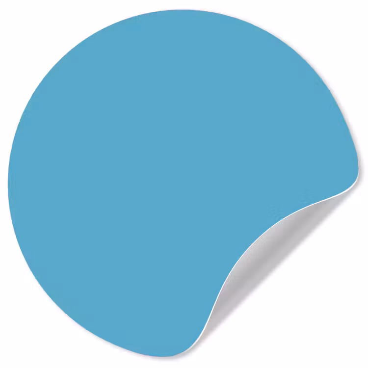 Behangcirkel - Ocean - Teal - Blauw — 1