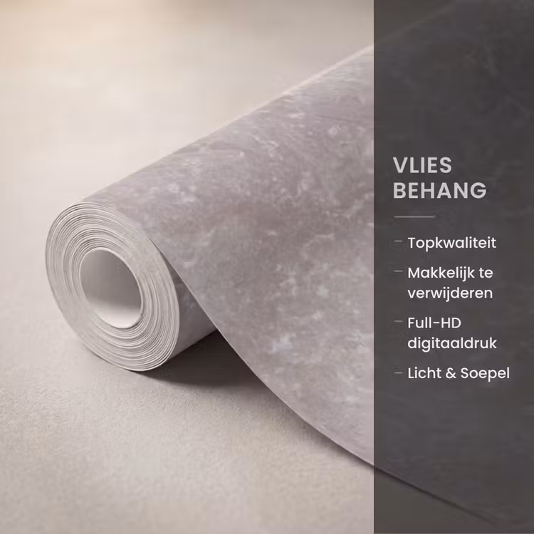 Behang - Marmer - Patroon - Mauve — 3