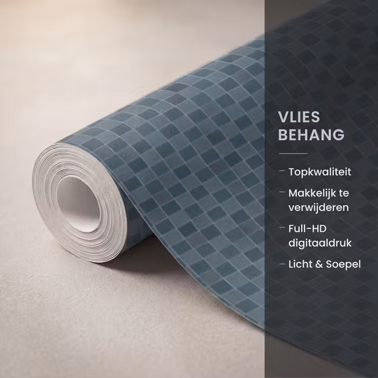 Behang - Patroon - Mozaïek - Groen — 3