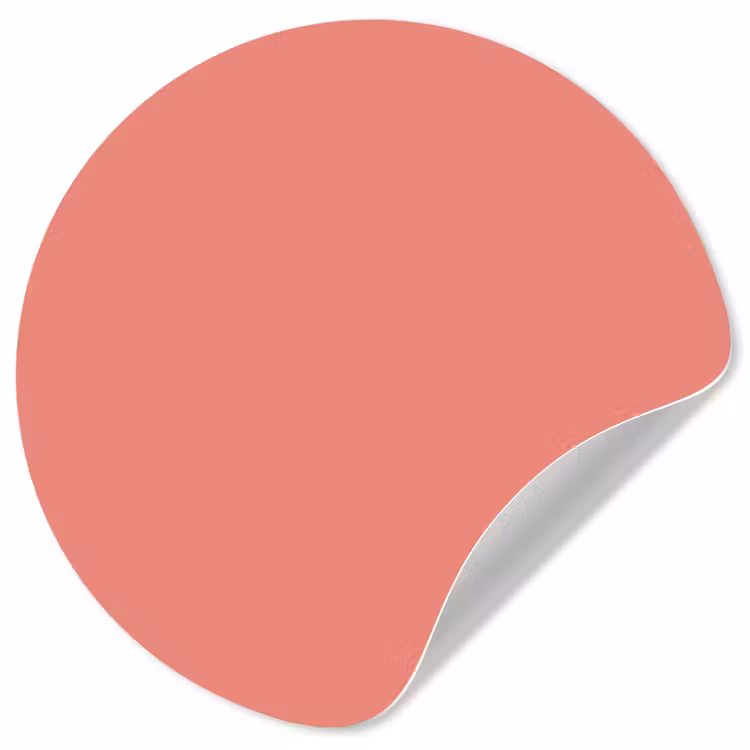 Behangcirkel - Dusty - Peach - Koraal — 1