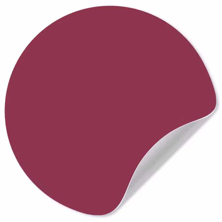 Behangcirkel - Deep - Rasberry - Rood — 1
