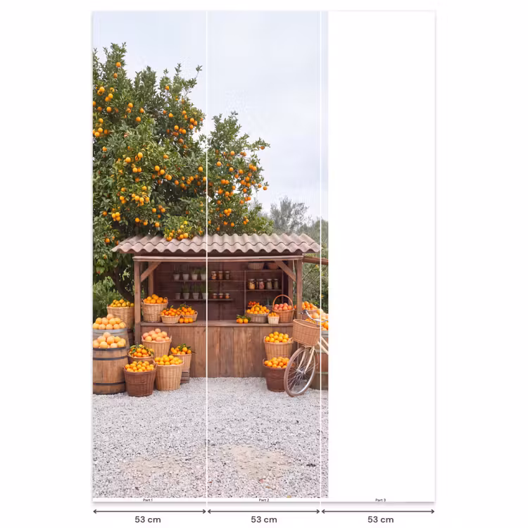 Behang - Fruit - Markt - Landelijk — 6