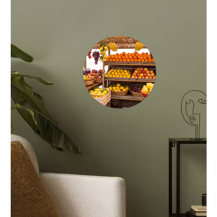 Behangcirkel - Marktkraam - Fruit - Vers — 3