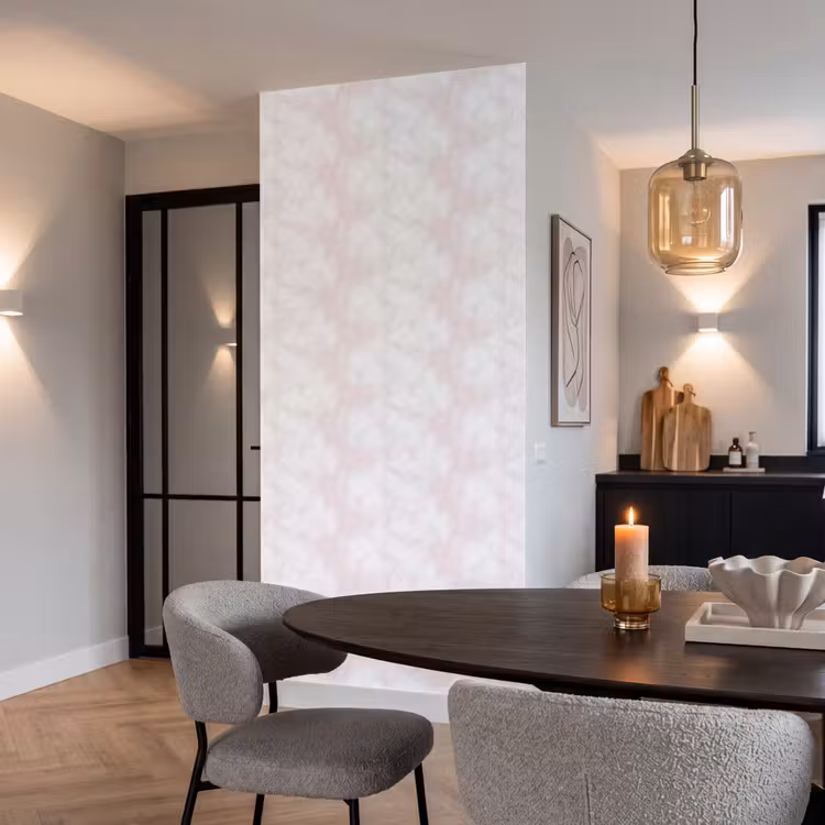 Behang - Wolkenstructuur - Roze - Marmer — 5