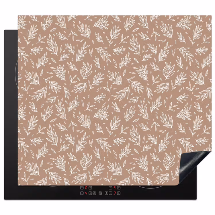 Inductie beschermer vinyl 3mm - Botanische Eenvoud — 1