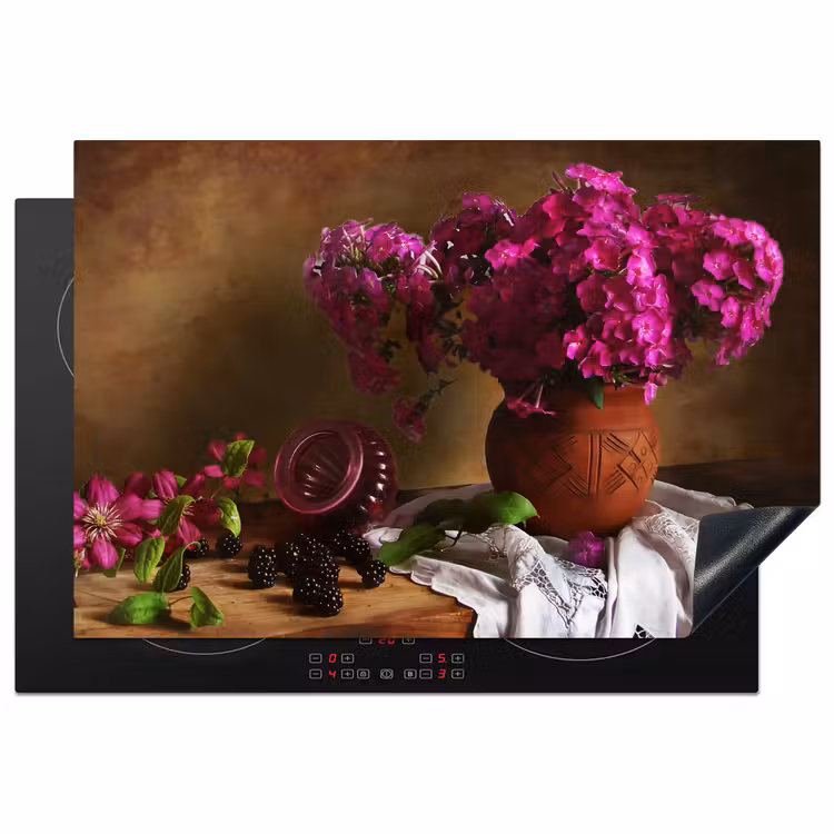 Inductie beschermer vinyl 3mm - Bouquet van Overvloed — 1