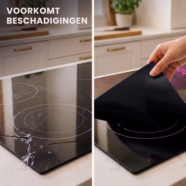 Inductie beschermer vinyl 3mm - Bouquet van Overvloed — 2