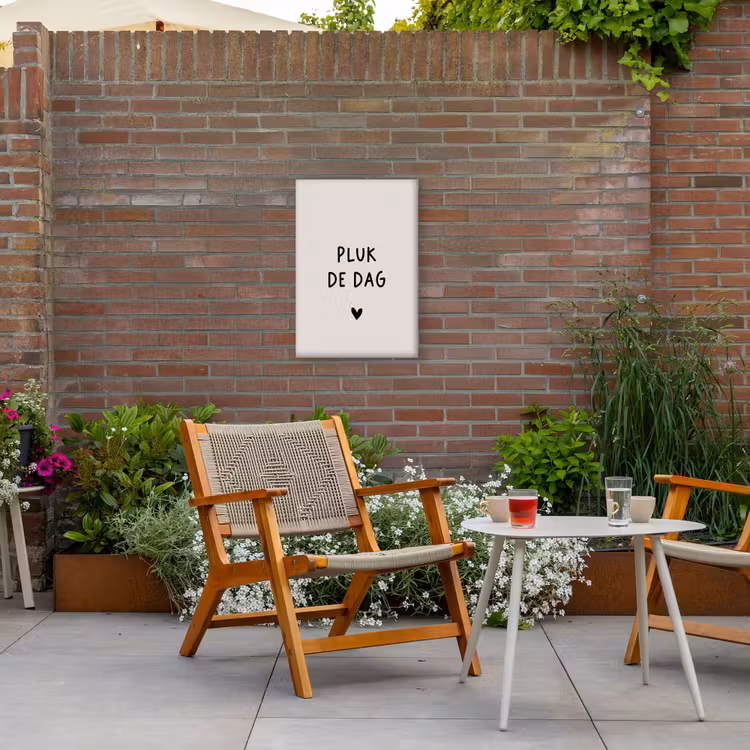 Buiten canvas - plukdedag-beige — 2
