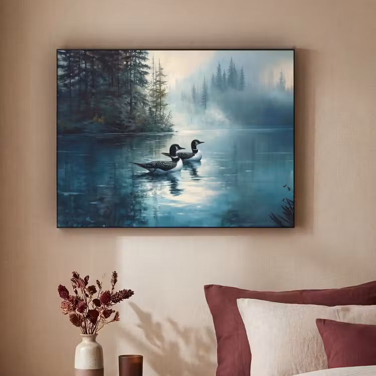 Art Frame - Bos - Water - Eenden - Mistig — 2