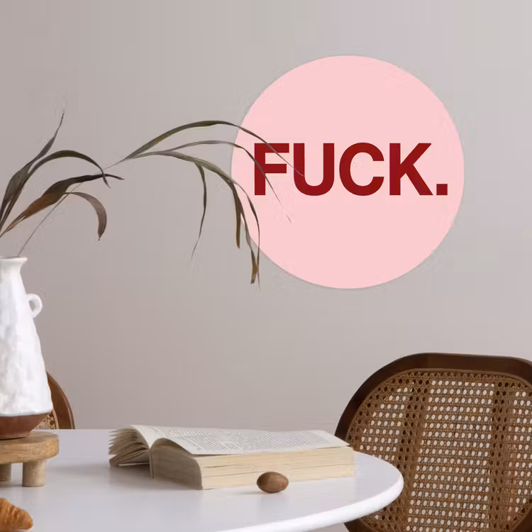 Behangcirkel - Statement - Krachtig - Roze — 4