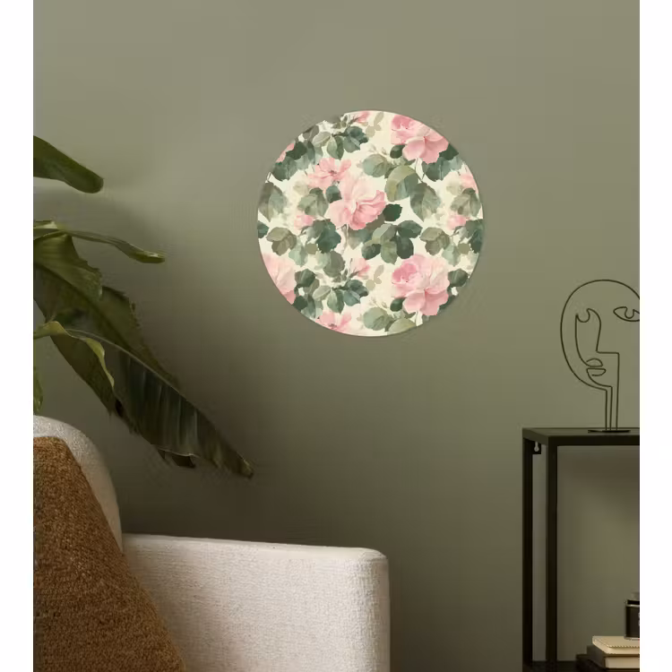 Behangcirkel - Rozen - Botanisch - Roze — 3
