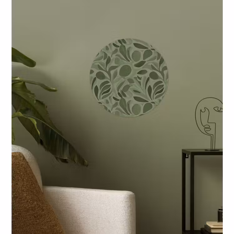 Behangcirkel - Sereen - Bladeren - Groen — 3