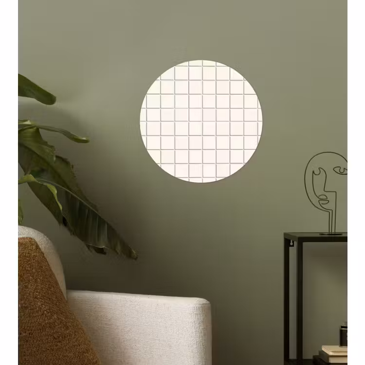 Behangcirkel - Patroon - Tegels - Wit — 3