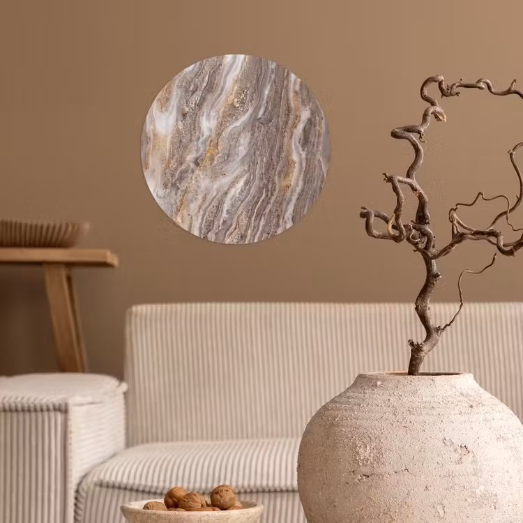 Behangcirkel - Textuur - Steen - Abstract - Beige — 2