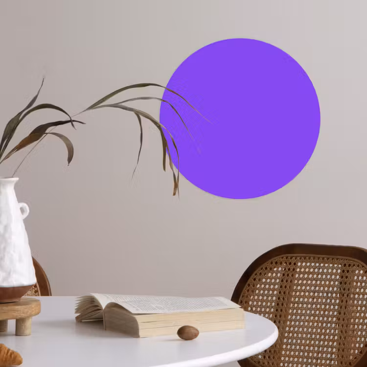 Behangcirkel - Vivid - Violet - Paars — 4