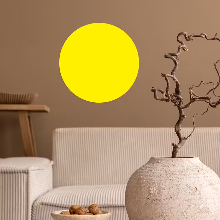 Behangcirkel - Sunshine - Glow - Geel — 2