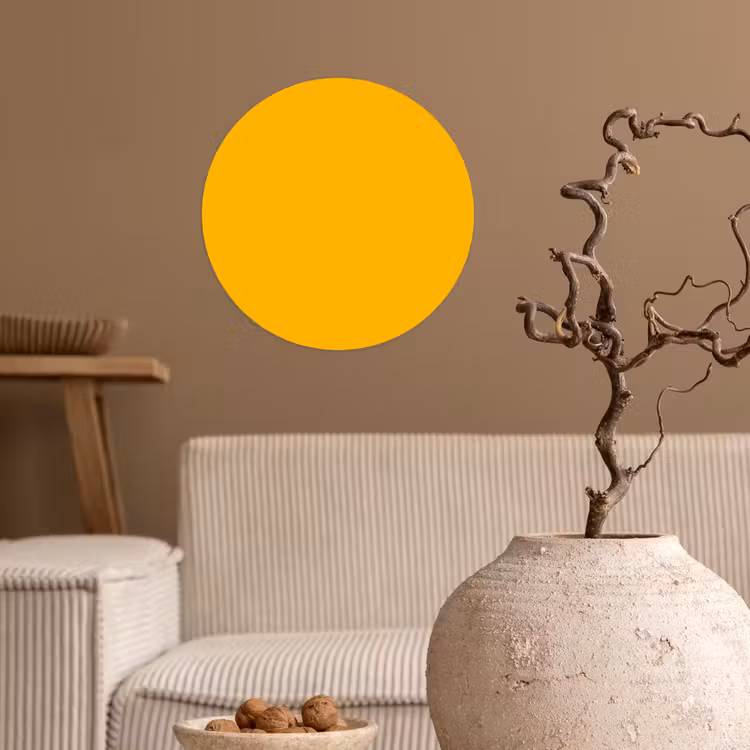 Behangcirkel - Vivid - Amber - Geel — 2