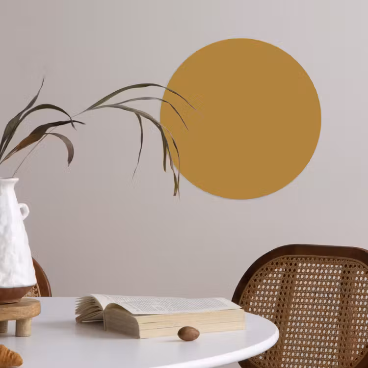 Behangcirkel - Rhythmic - Ochre - Geel — 4