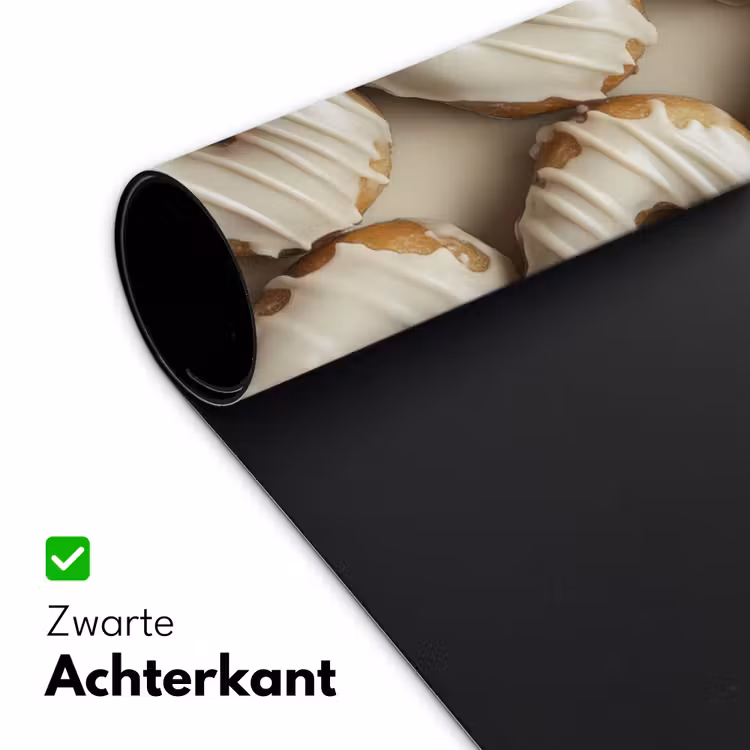Bureau onderlegger - Donuts - Chocolade - Wit - Beige — 4
