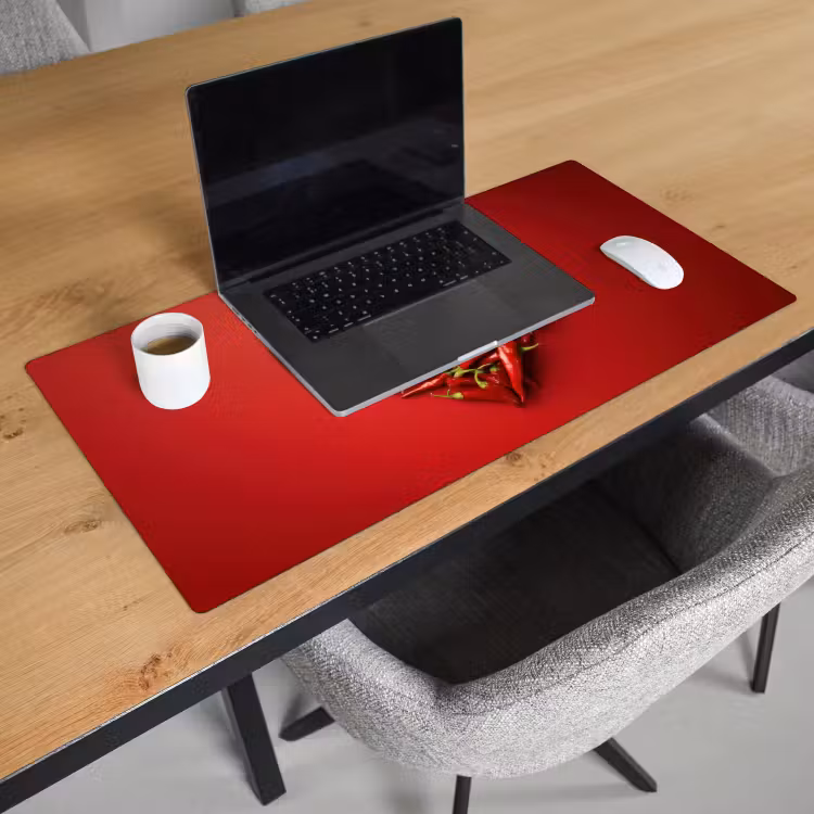 Bureau onderlegger - Pepers - Rood - Hart — 2