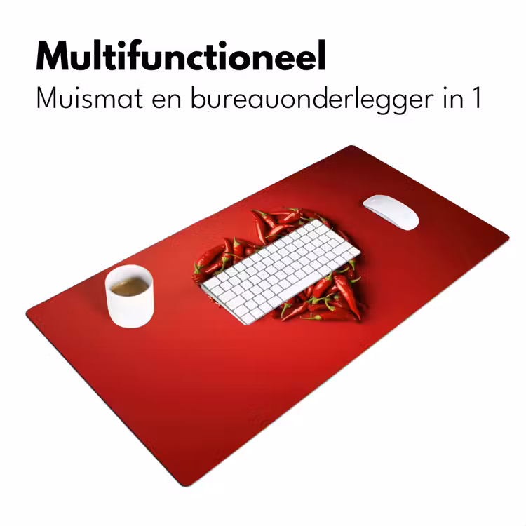 Bureau onderlegger - Pepers - Rood - Hart — 6