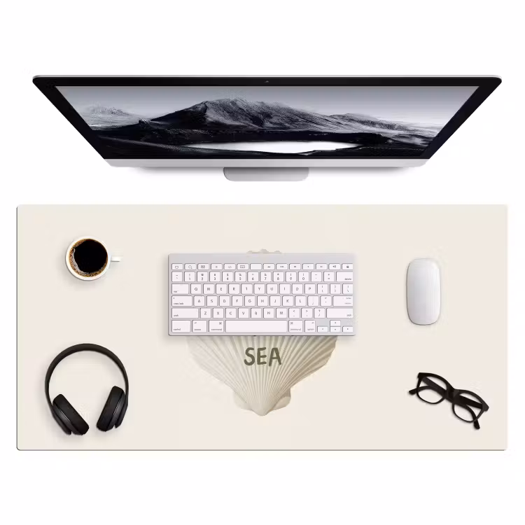 Bureau onderlegger - Schelp - Quote - Groen — 3