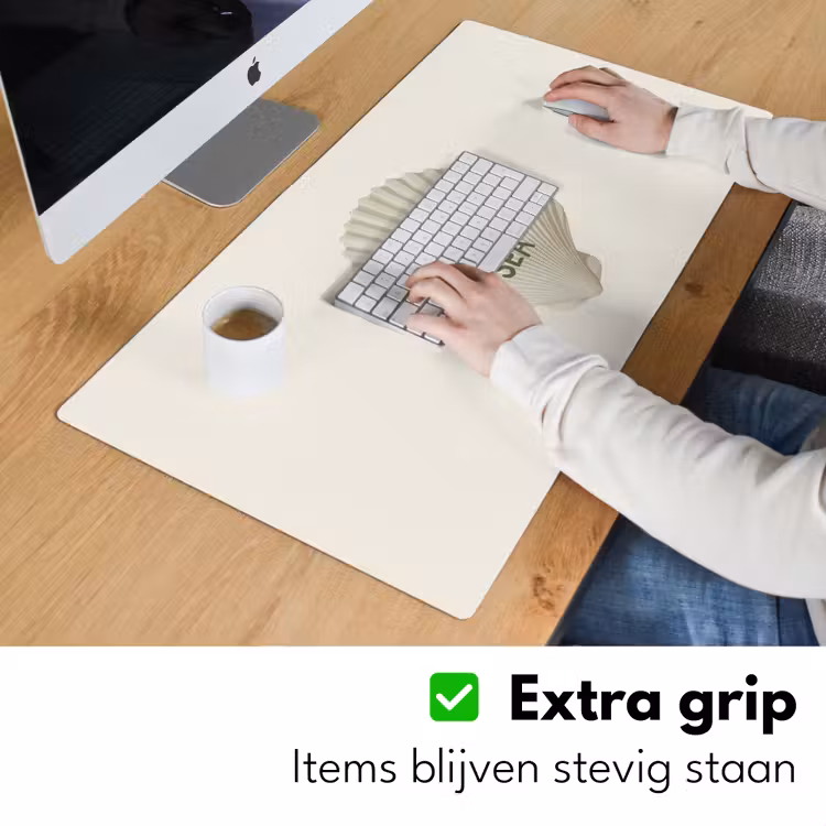 Bureau onderlegger - Schelp - Quote - Groen — 5