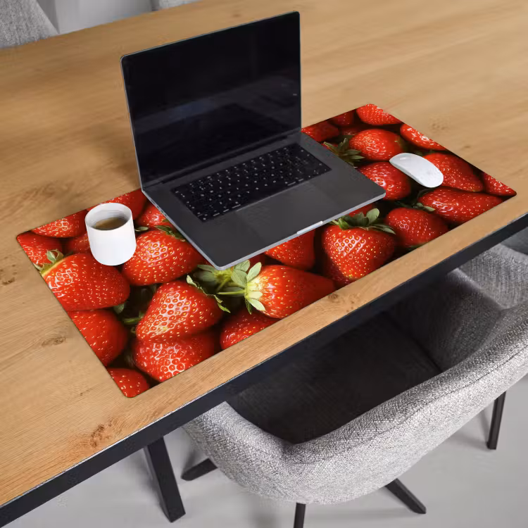 Bureau onderlegger - Aardbei - Fruit - Rood — 2