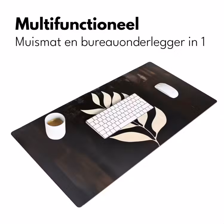 Bureau onderlegger - Blad - Wit - Minimalistisch — 6