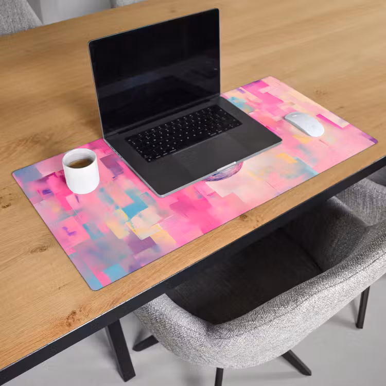 Bureau onderlegger - Discobal - Pink - Verf — 2