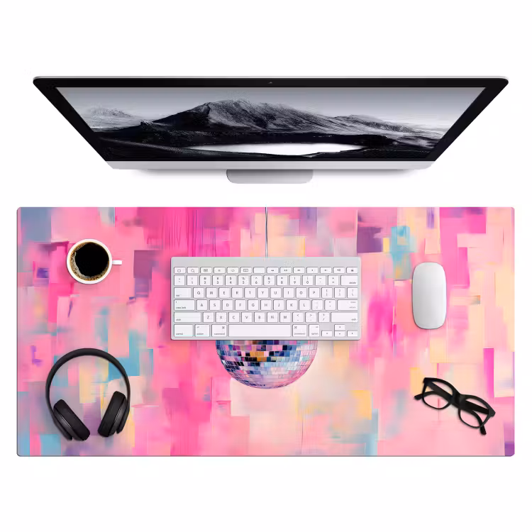 Bureau onderlegger - Discobal - Pink - Verf — 3